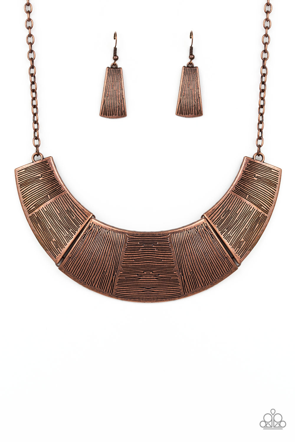 Paparazzi Necklace More Roar - Copper