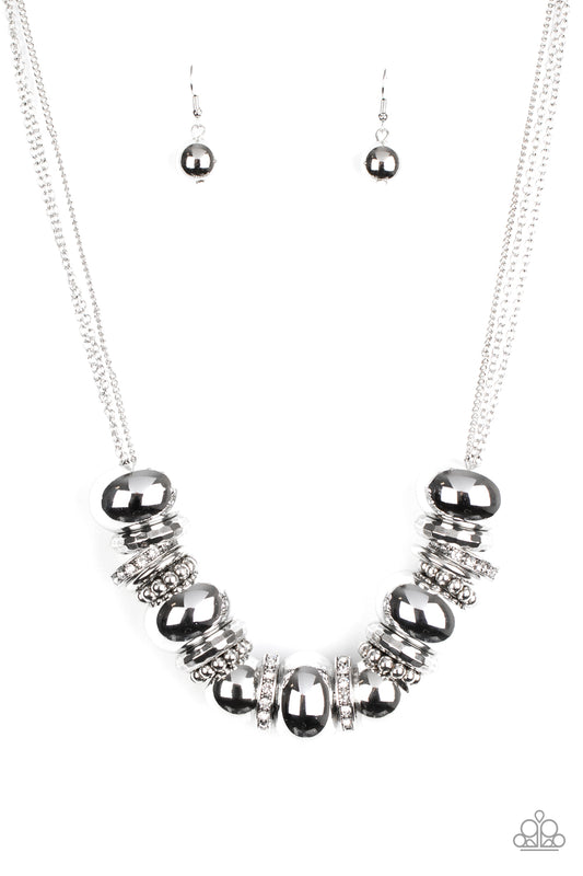 Paparazzi Necklace Only The Brave - White