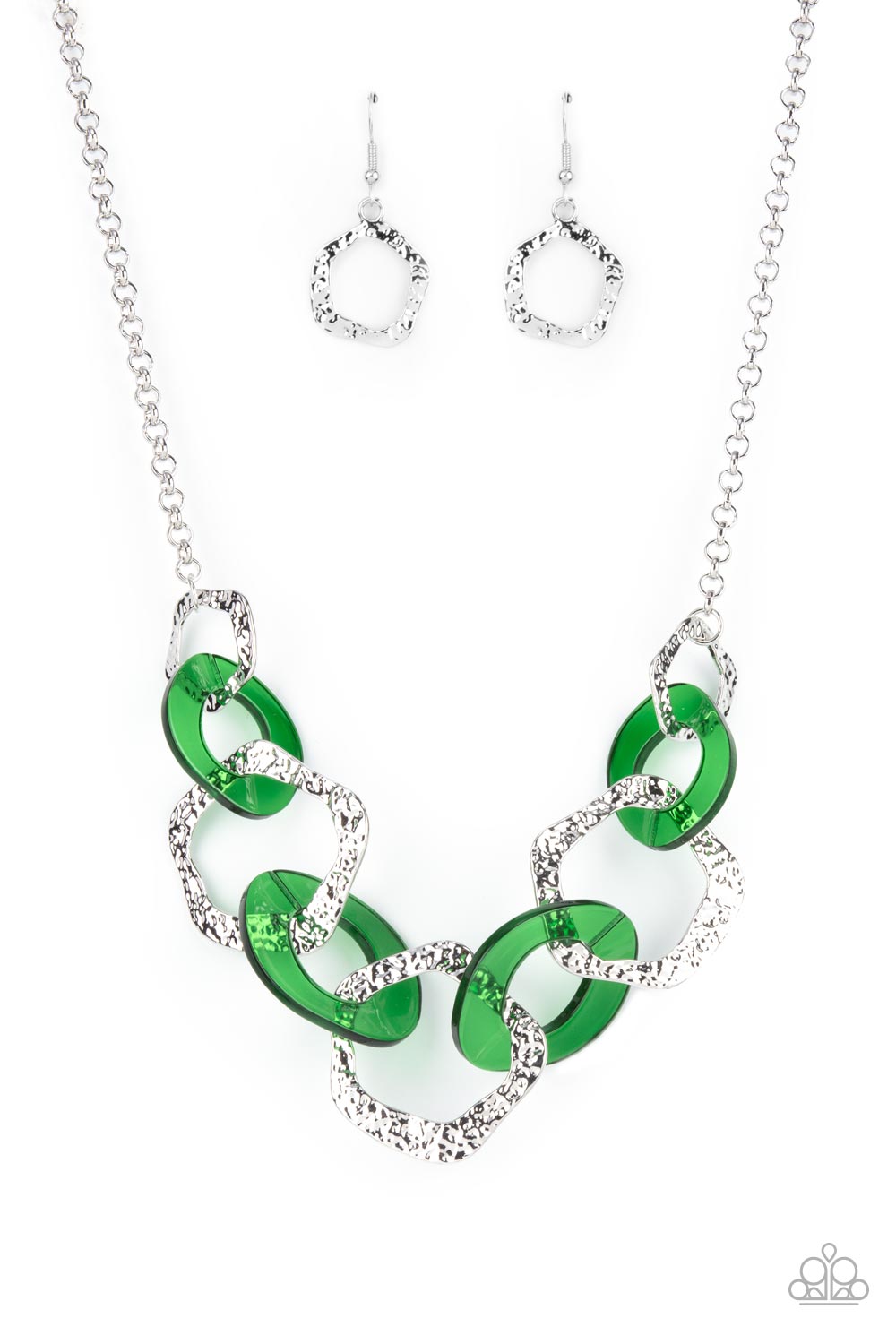 Paparazzi Necklace Urban Circus - Green