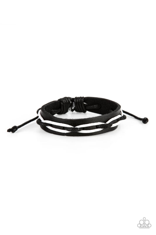 Paparazzi Bracelet Lucky Locomotion - Black 