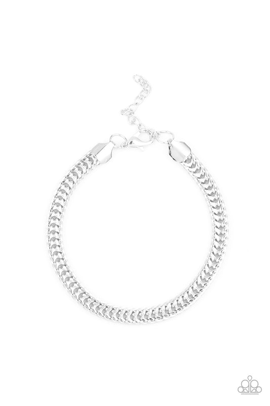 Paparazzi Bracelet One-Two Knockout - Silver