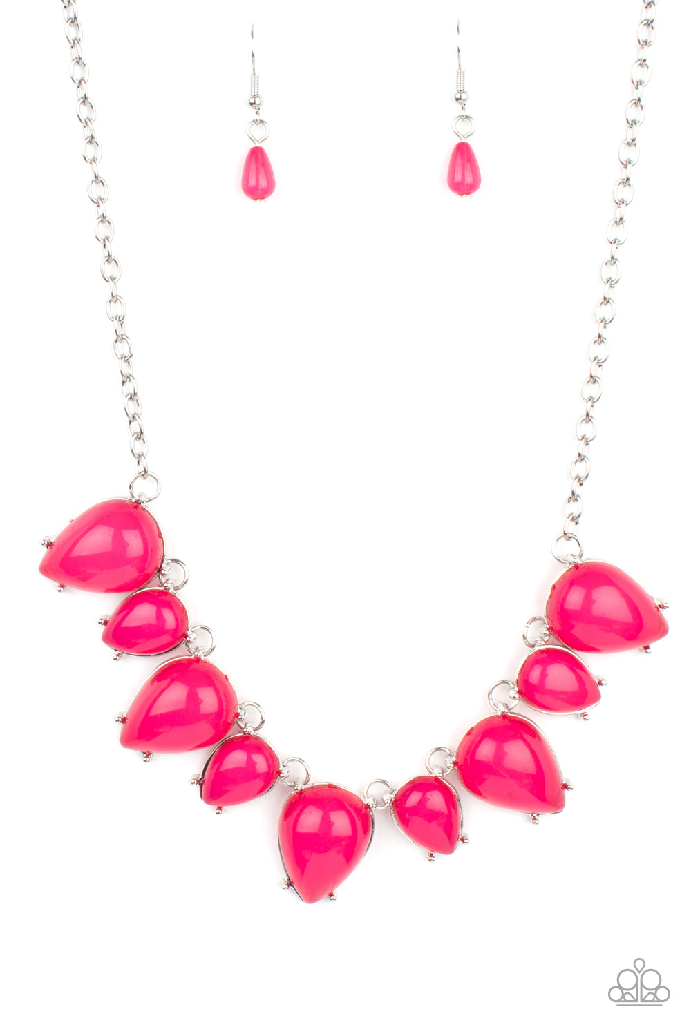 Paparazzi Necklace Pampered Poolside - Pink