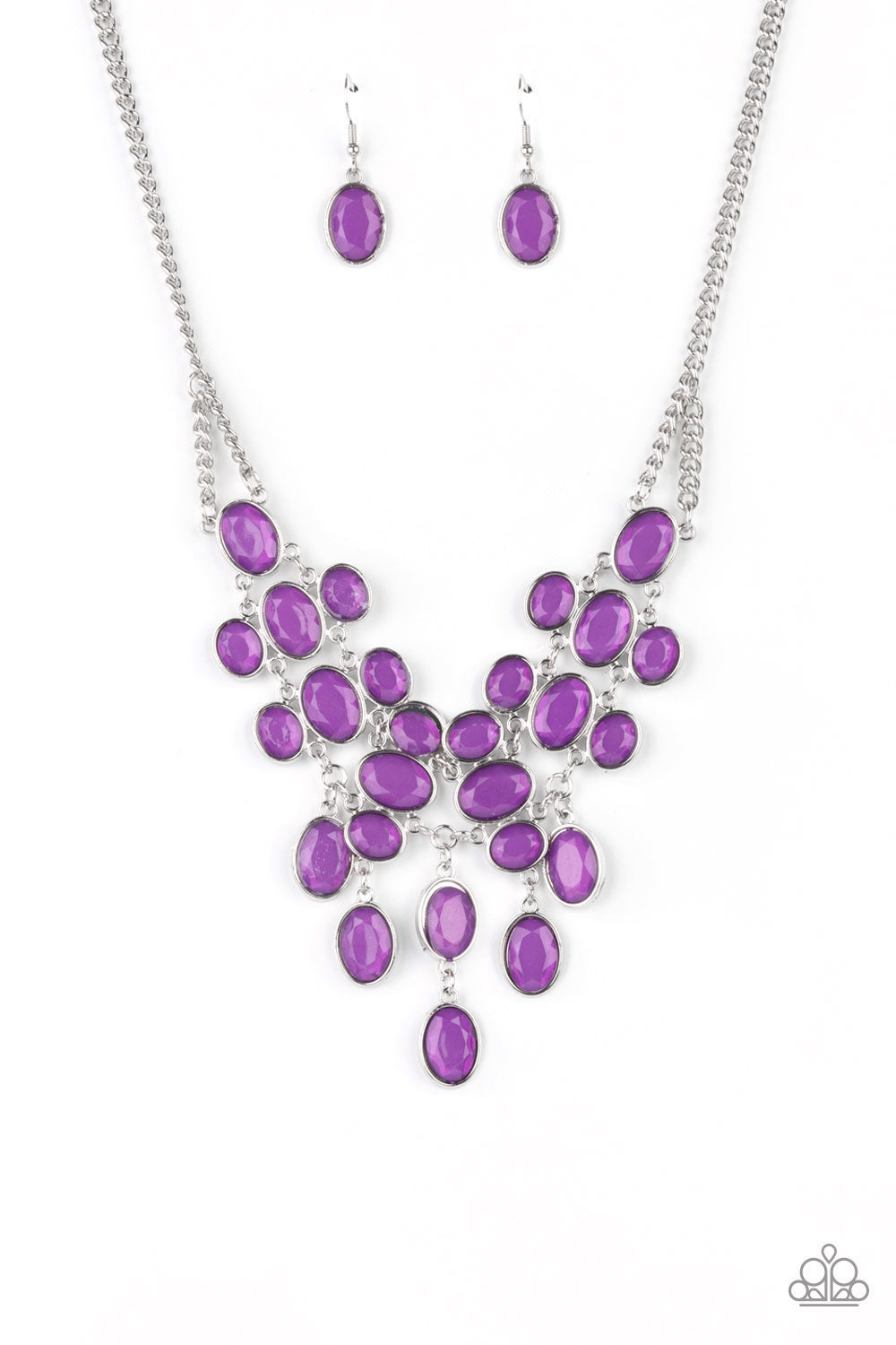 Paparazzi Necklace Serene Gleam - Purple