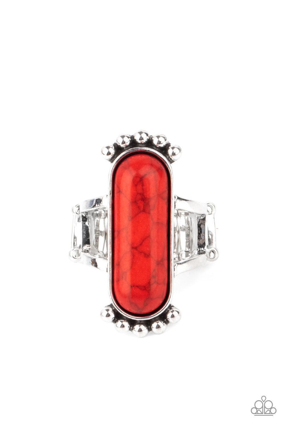 Paparazzi Ring Ranch Relic - Red