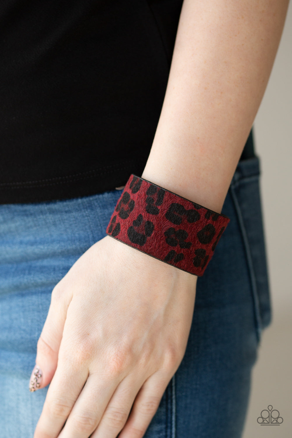 Paparazzi Bracelet Cheetah Cabana - Red