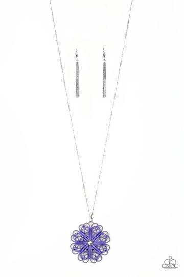 Paparazzi Necklace Spin Your PINWHEELS - Purple