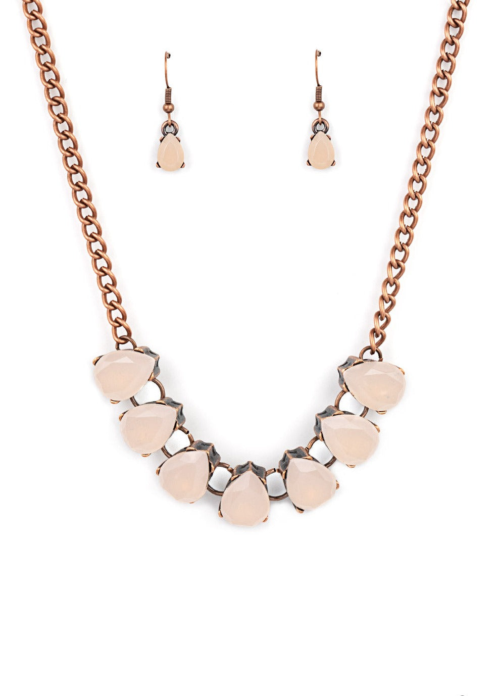 Paparazzi Necklace Above The Clouds - Copper