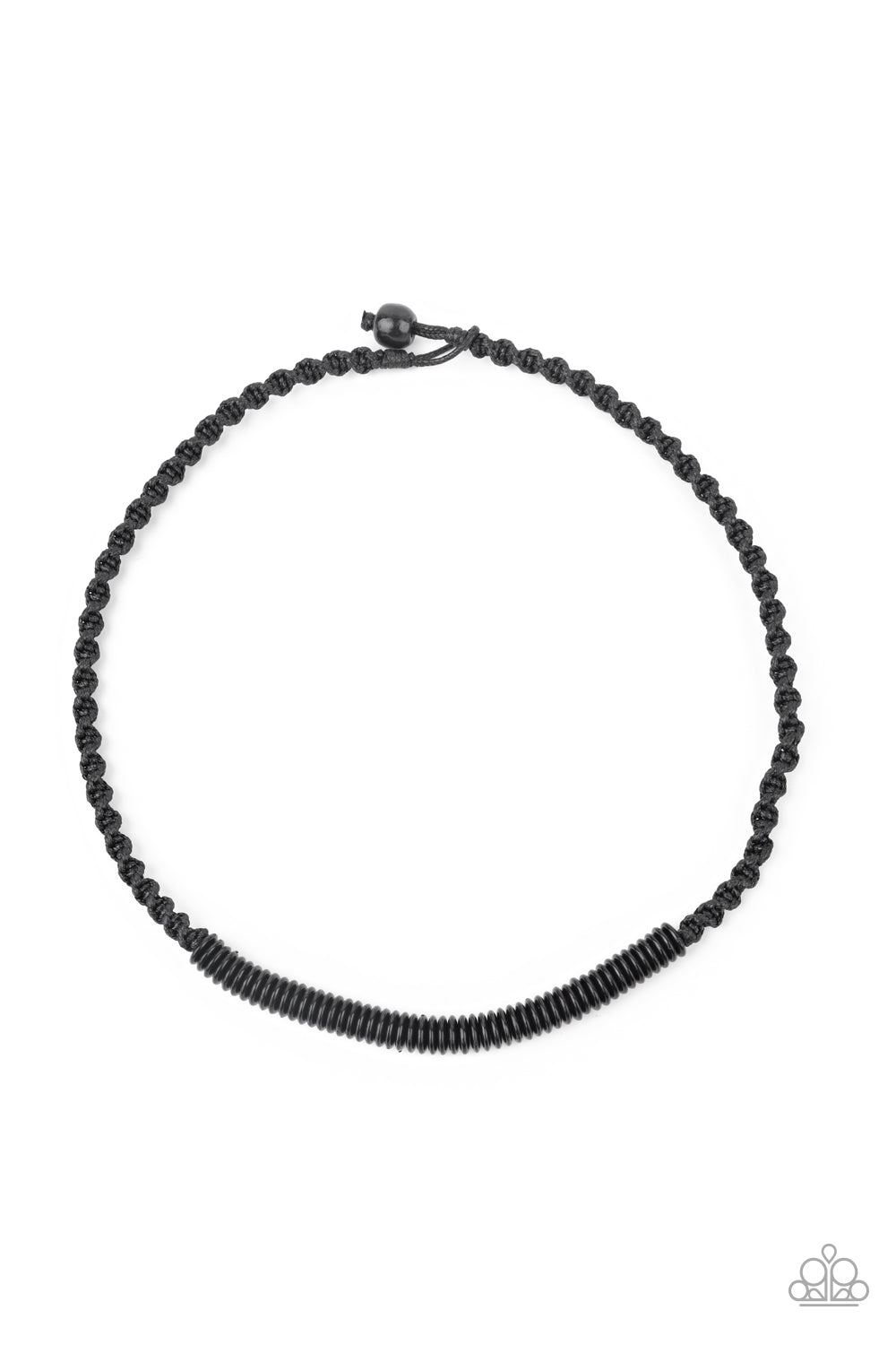 Paparazzi Necklace Plainly Primal - Black 