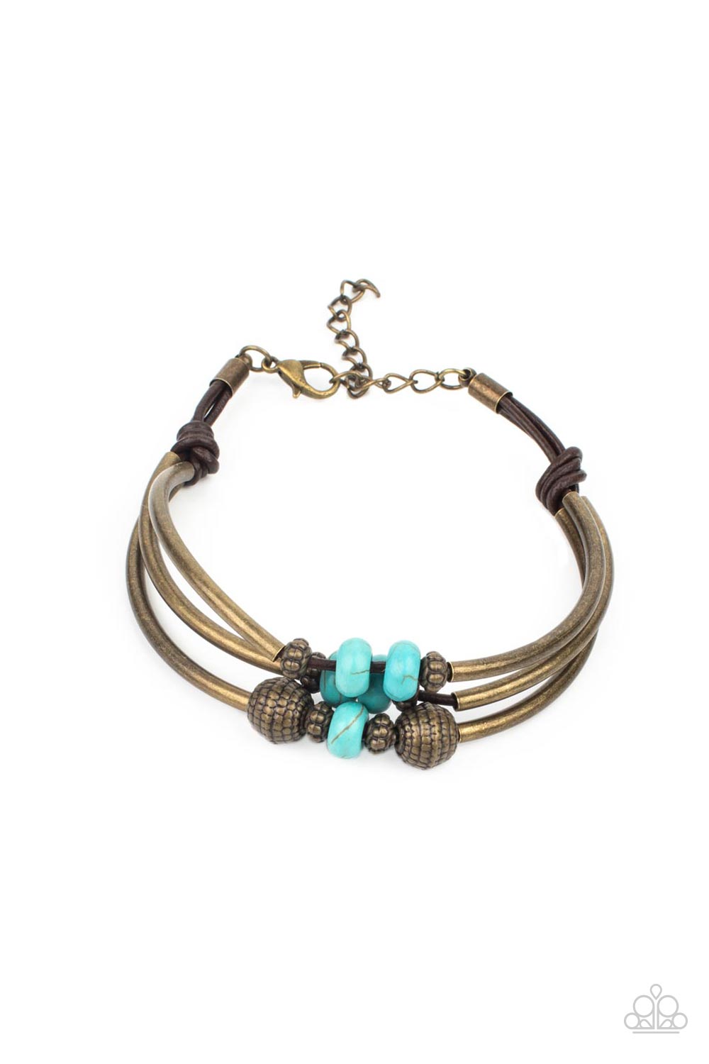 Paparazzi Bracelet Road Trip Rebel - Brass