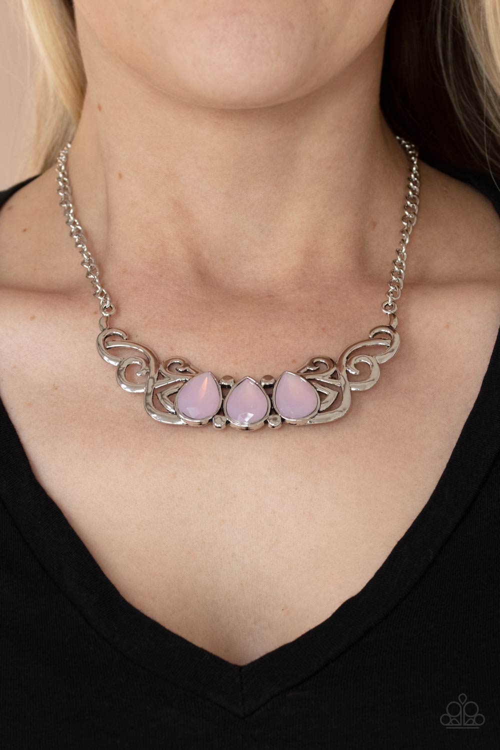 Paparazzi Necklace Heavenly Happenstance - Pink